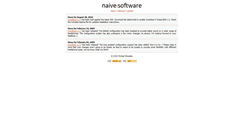 Desktop Screenshot of naivesoftware.com